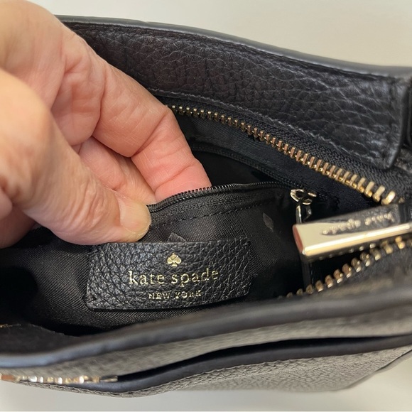 Kate Spade Leila North South Crossbody bag preppy designer quiet leather - Picture 16 of 16